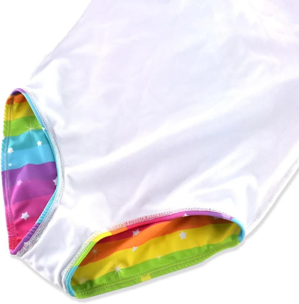 Girls One Piece Swimsuit Quick Dry Beach Swimwear Bathing Suit 2-12 Years