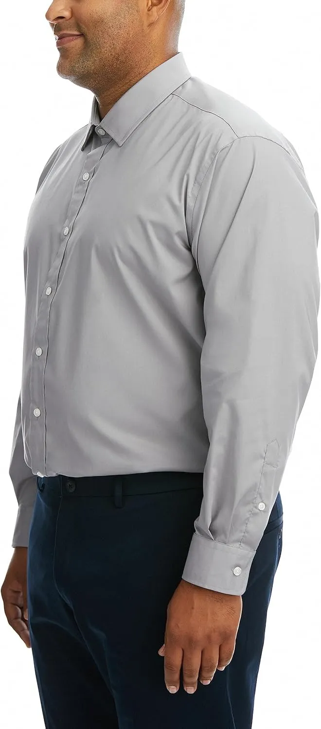 Haggar Premium Comfort Big&Tall Men's Button Down Dress Shirt