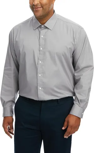 Haggar Premium Comfort Big&Tall Men's Button Down Dress Shirt
