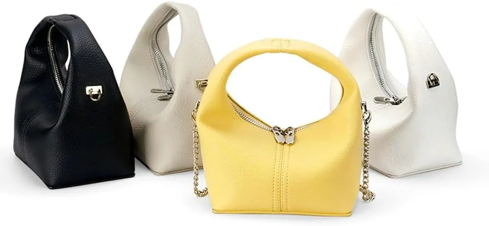 Handbag Slouchy Bags for Women PU Leather Handle Bag Soft Shoulder Top Handle Purses Handbags Travel Work