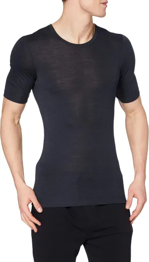 HANRO Men's Woolen Silk M S/SLV Shirt 73401