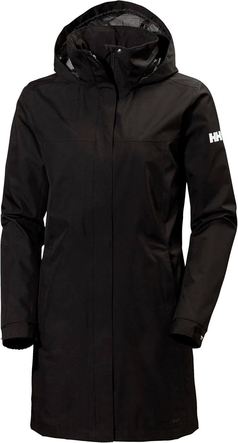Helly-Hansen Womens Aden Waterproof Breathable Hooded Long Rain Jacket