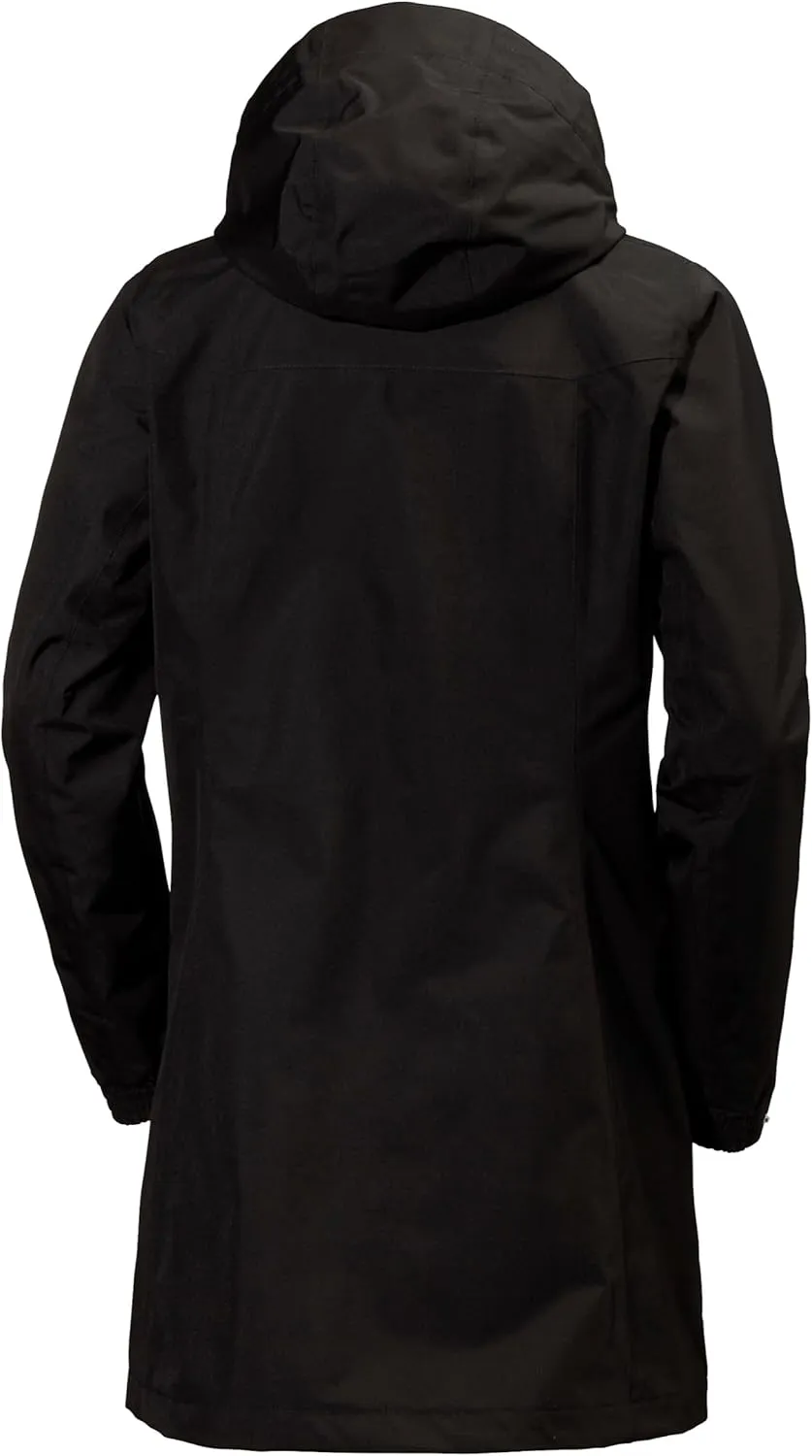 Helly-Hansen Womens Aden Waterproof Breathable Hooded Long Rain Jacket