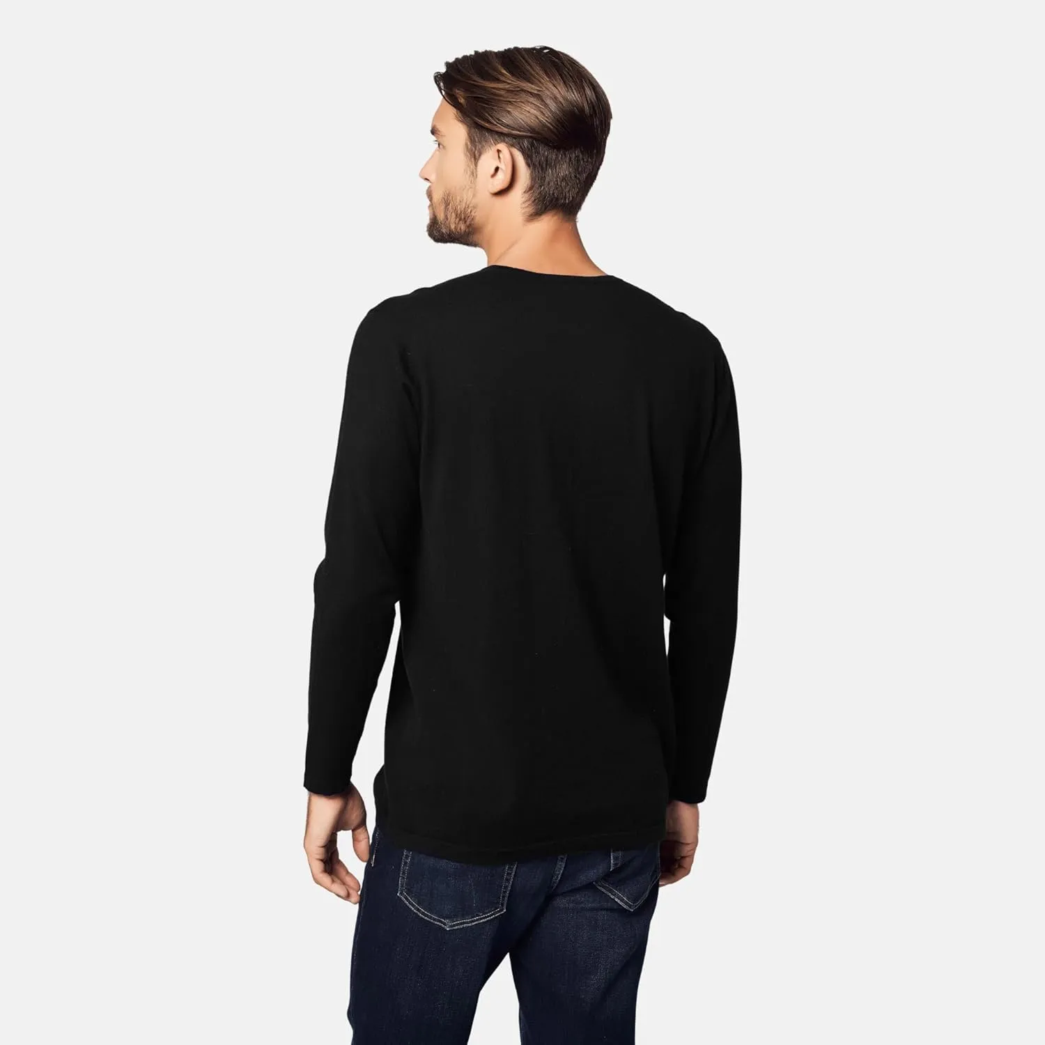 Henley Cotton Cashmere T-Shirt