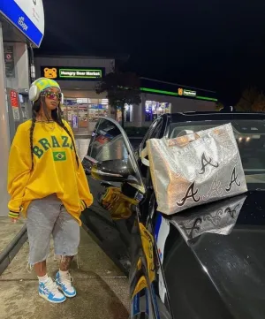 heyheyshine Womens Oversized Sweatshirts Brazil Shirt Crew Neck Pullover Sweaters Aesthetic E-Girls Fall Outfits Y2K Tops