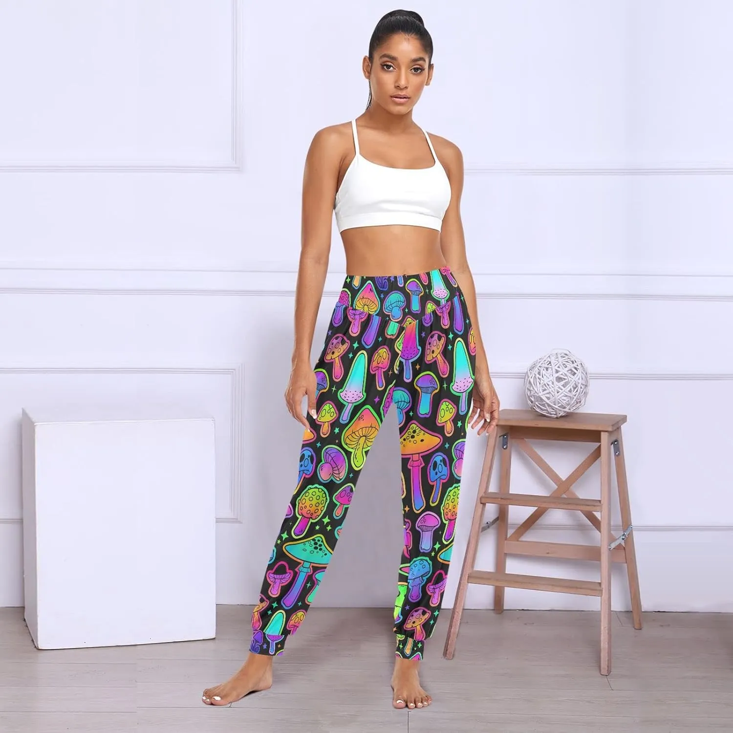 Hippie Harem Pants Cozy Yoga Trousers Casual Dance Sweatpants