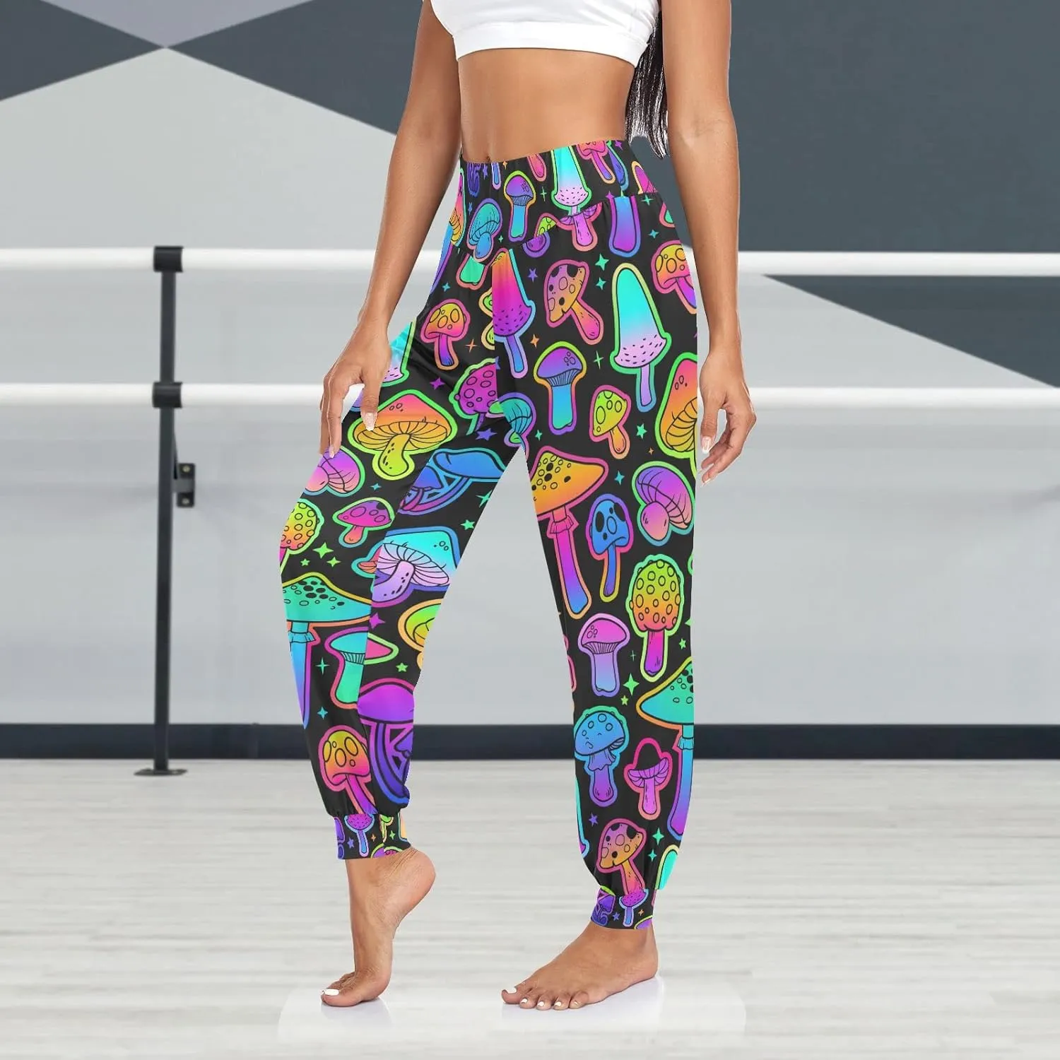 Hippie Harem Pants Cozy Yoga Trousers Casual Dance Sweatpants