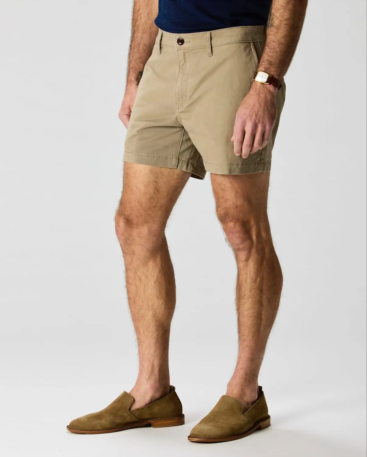Huckberry Flint and Tinder Men's 365 Chino Short, Stretch Comfort Men's Shorts