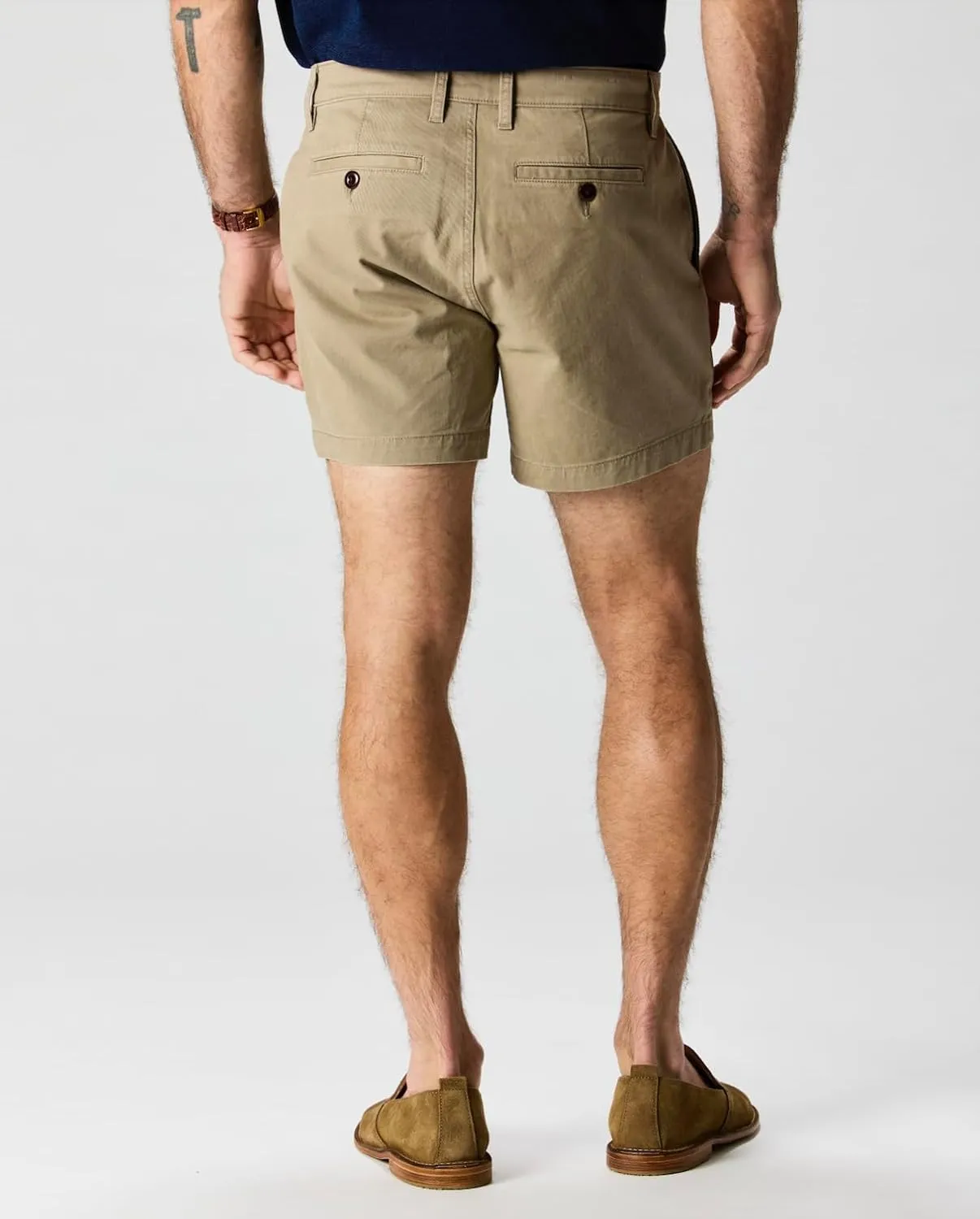 Huckberry Flint and Tinder Men's 365 Chino Short, Stretch Comfort Men's Shorts