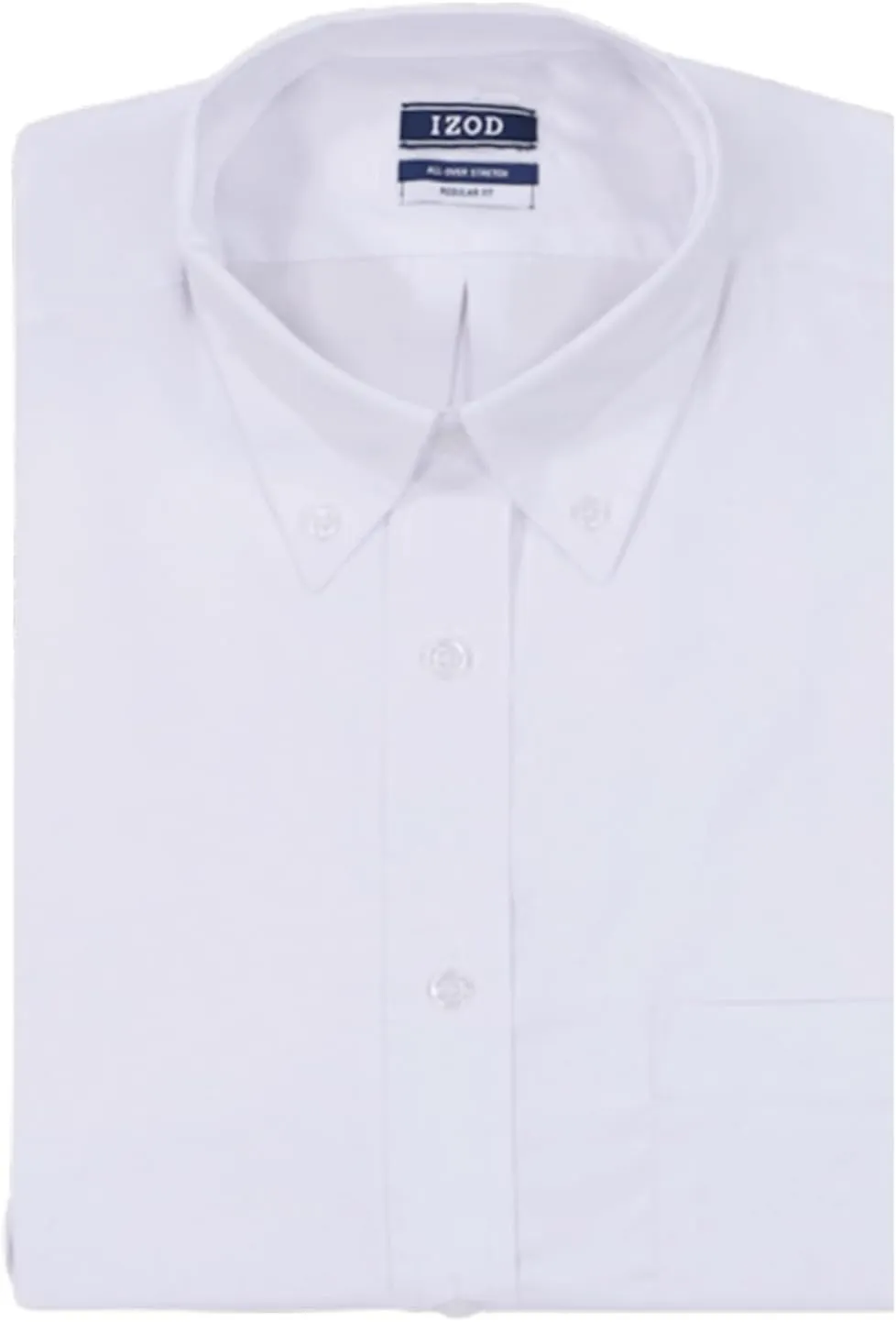 IZOD Men's Big and Tall Dress Shirt Long Sleeve Wrinkle Free Stretch Button Down Collar