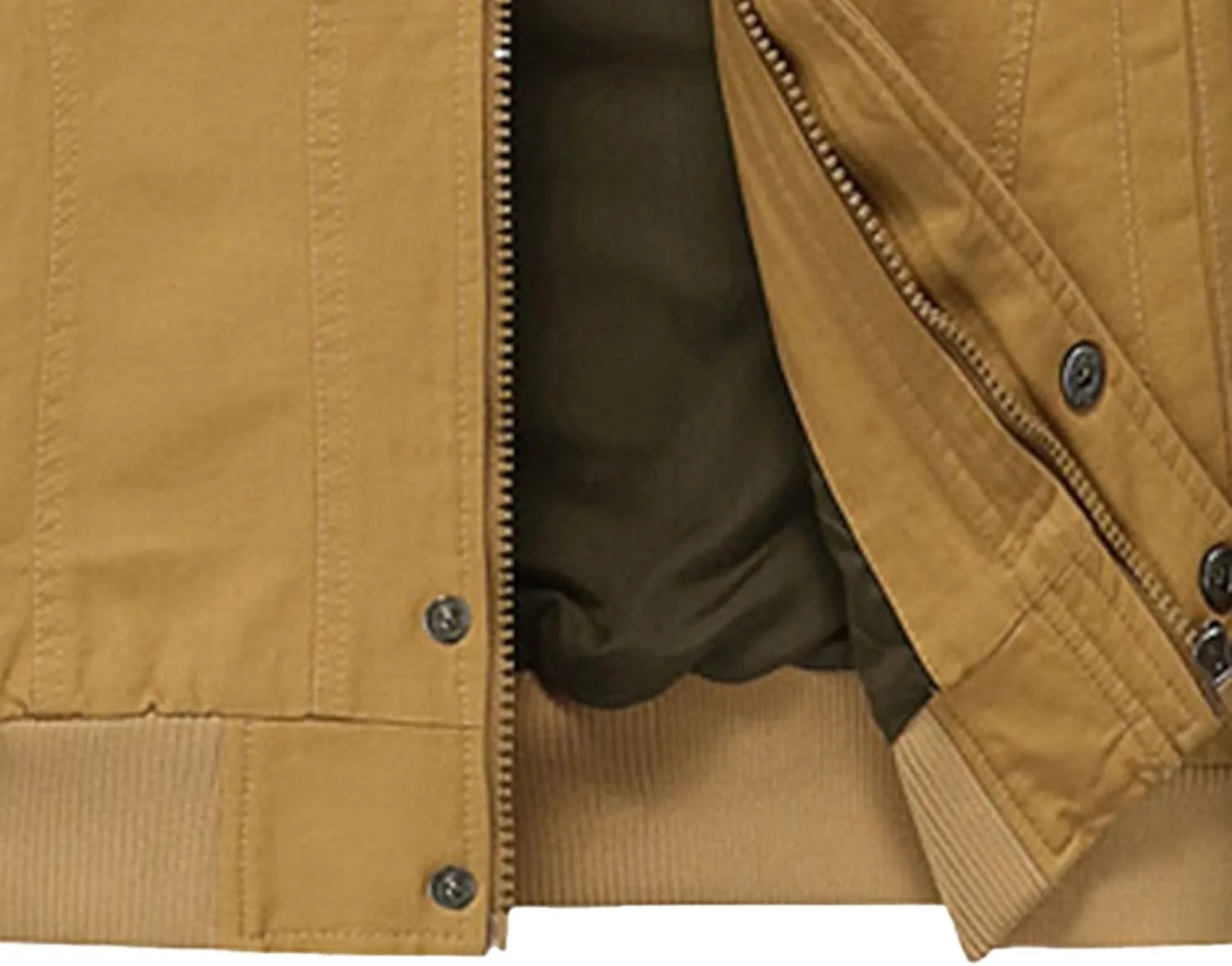 JEShifangjiusu Men Cotton Lightweight Jacket Military Jacket Casual Field Coat Windbreaker Winter Thicken Outwear Jacket Coat