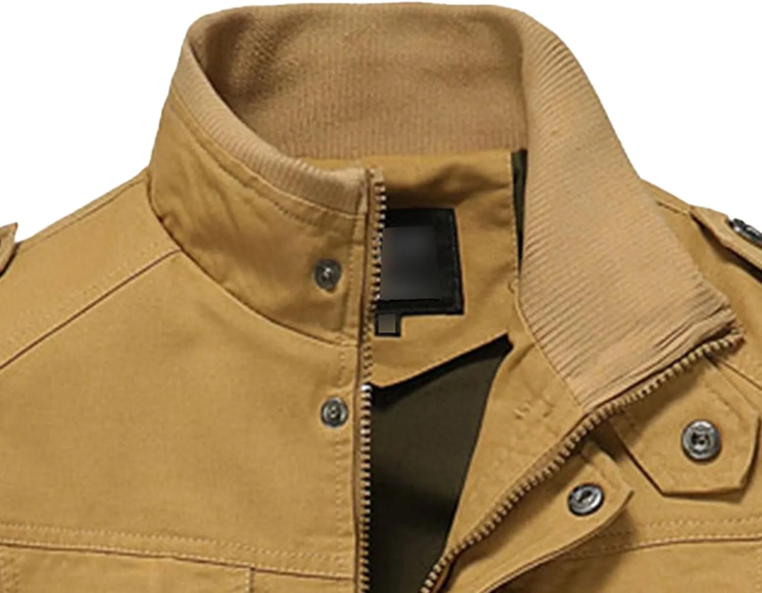 JEShifangjiusu Men Cotton Lightweight Jacket Military Jacket Casual Field Coat Windbreaker Winter Thicken Outwear Jacket Coat