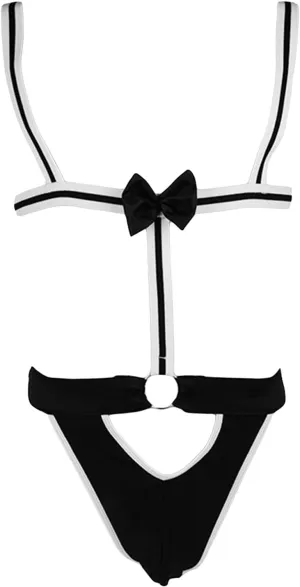 JEShifangjiusu Men Sexy Leotard Underwear Bow Tie Briefs Pouch Thong Low-Rise Lingerie Comfort Stretch Jockstrap