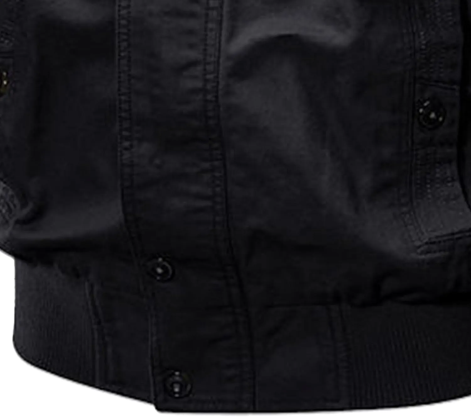 JEShifangjiusu Men's Washed Cotton Military Jacket Lightweight Casual Field Coat Windbreaker Utility Bomber Jackets Outwear