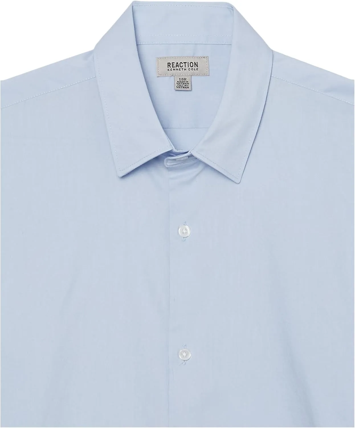 Kenneth Cole Boys' Dress Shirt with Clip-on Tie Set, Sizes 8-20