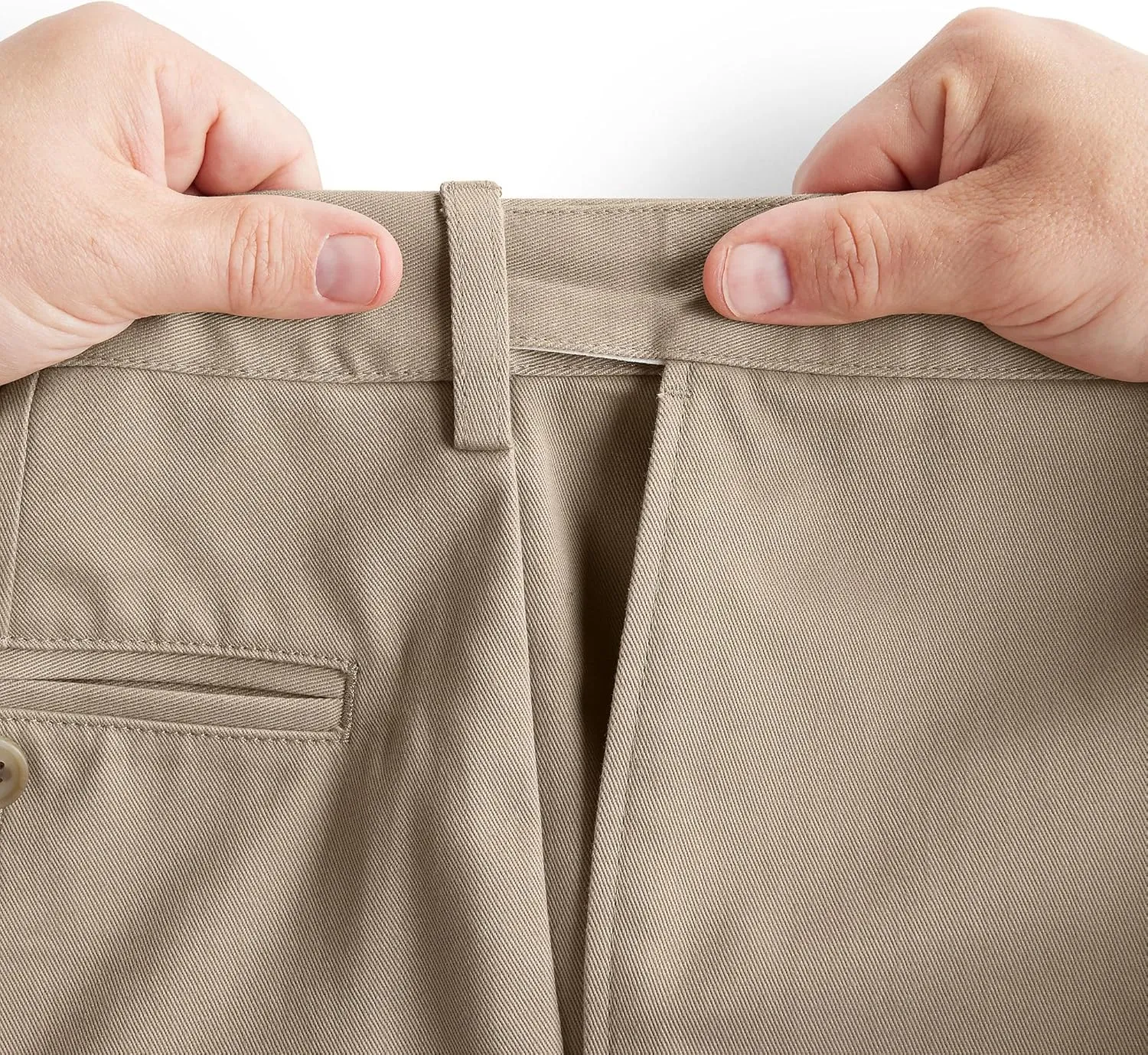 Lands' End Men's Comfort Waist 6" No Iron Chino Shorts
