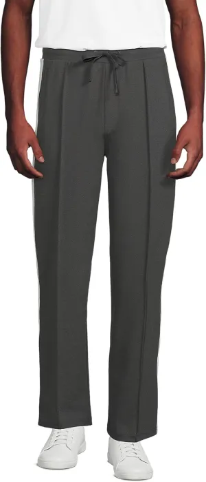 Lands' End Men's Knit Twill Track Wide Leg Pant