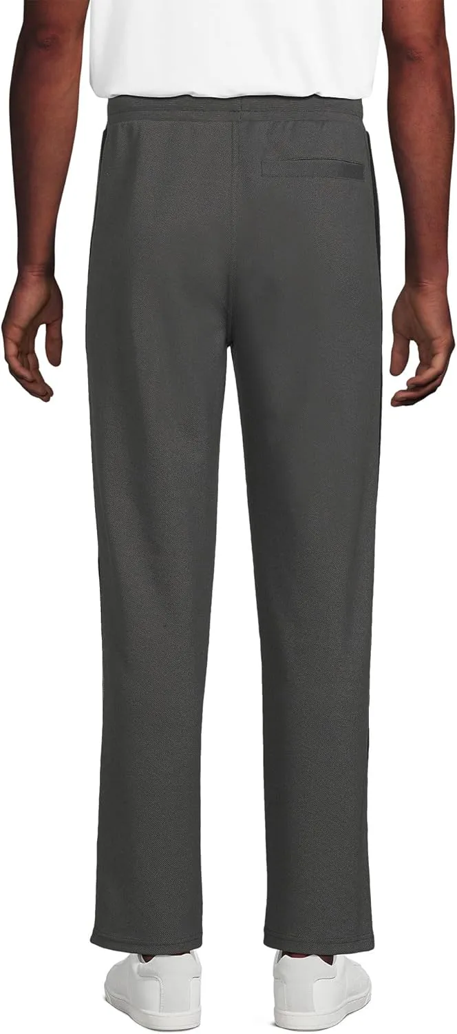 Lands' End Men's Knit Twill Track Wide Leg Pant