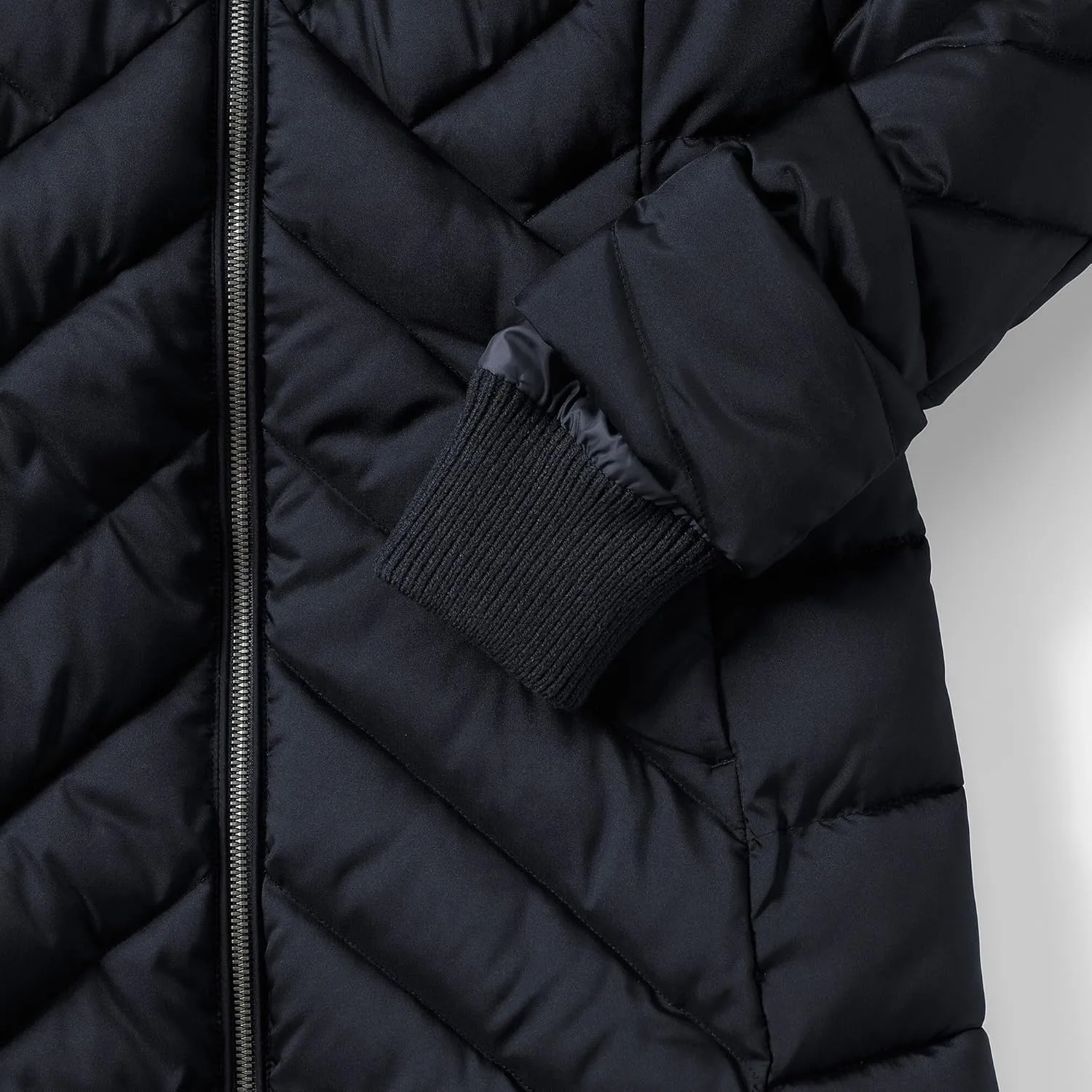 Lands' End Women's Insulated Cozy Fleece Lined Primaloft Coat