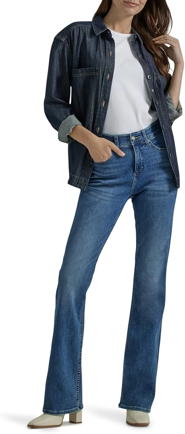 Lee Women's Ultra Lux Comfort with Flex Motion Bootcut Jean