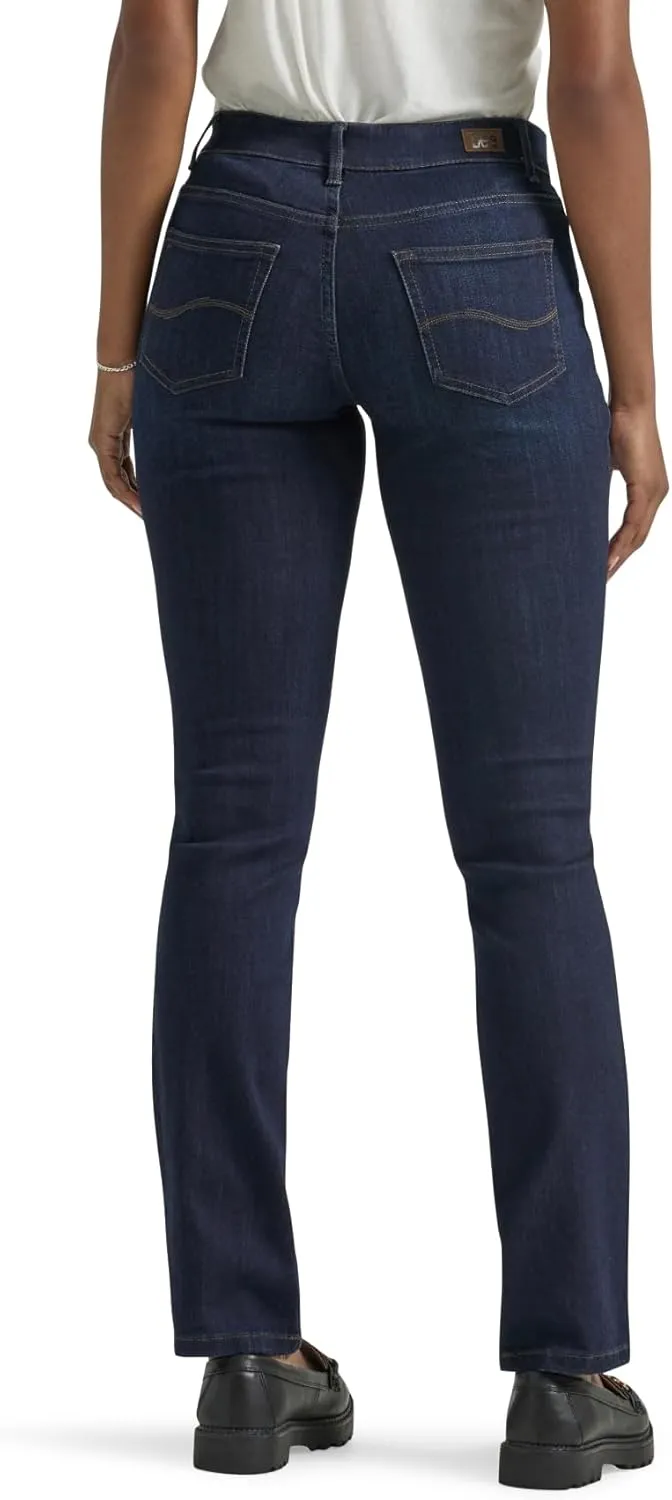 Lee Women's Ultra Lux Comfort with Flex Motion Straight Leg Jean