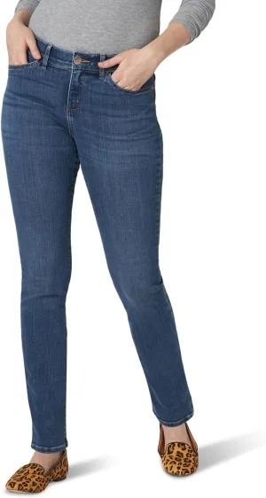 Lee Women's Ultra Lux Comfort with Flex Motion Straight Leg Jean