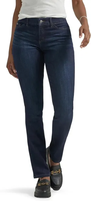 Lee Women's Ultra Lux Comfort with Flex Motion Straight Leg Jean