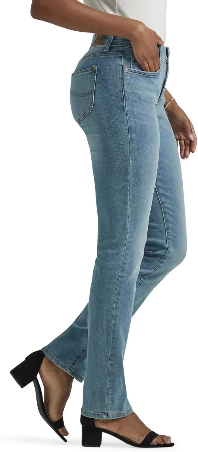 Lee Women's Ultra Lux Comfort with Flex Motion Straight Leg Jean