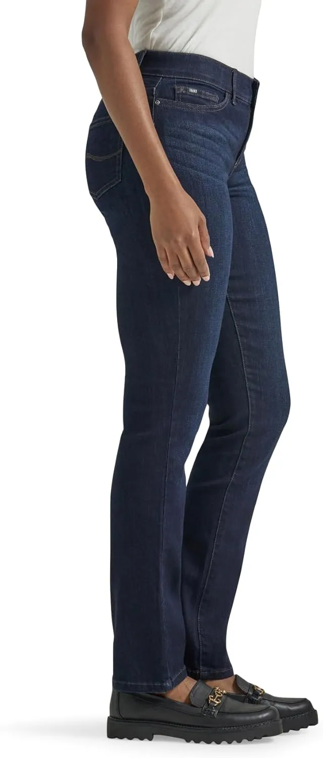 Lee Women's Ultra Lux Comfort with Flex Motion Straight Leg Jean