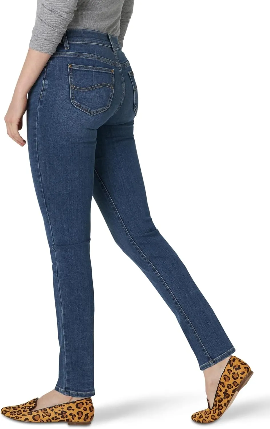 Lee Women's Ultra Lux Comfort with Flex Motion Straight Leg Jean