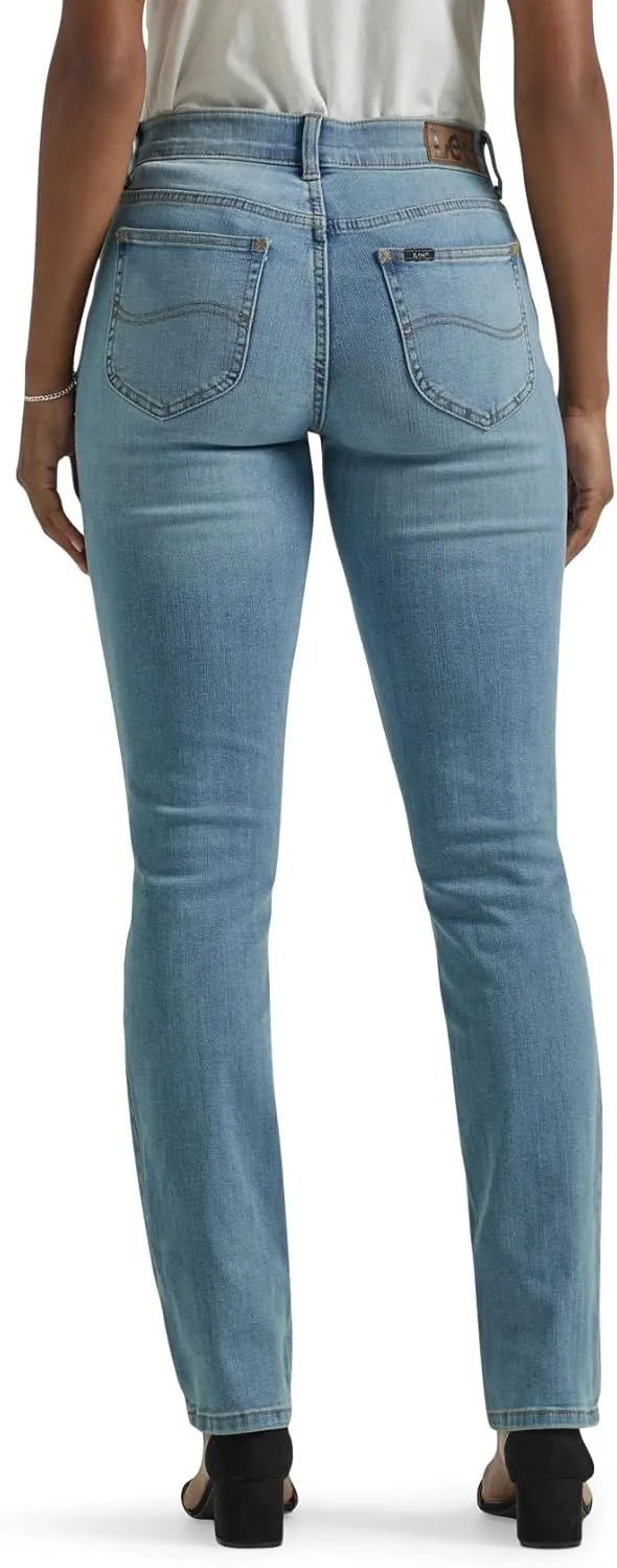 Lee Women's Ultra Lux Comfort with Flex Motion Straight Leg Jean