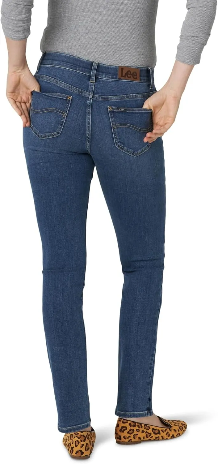 Lee Women's Ultra Lux Comfort with Flex Motion Straight Leg Jean