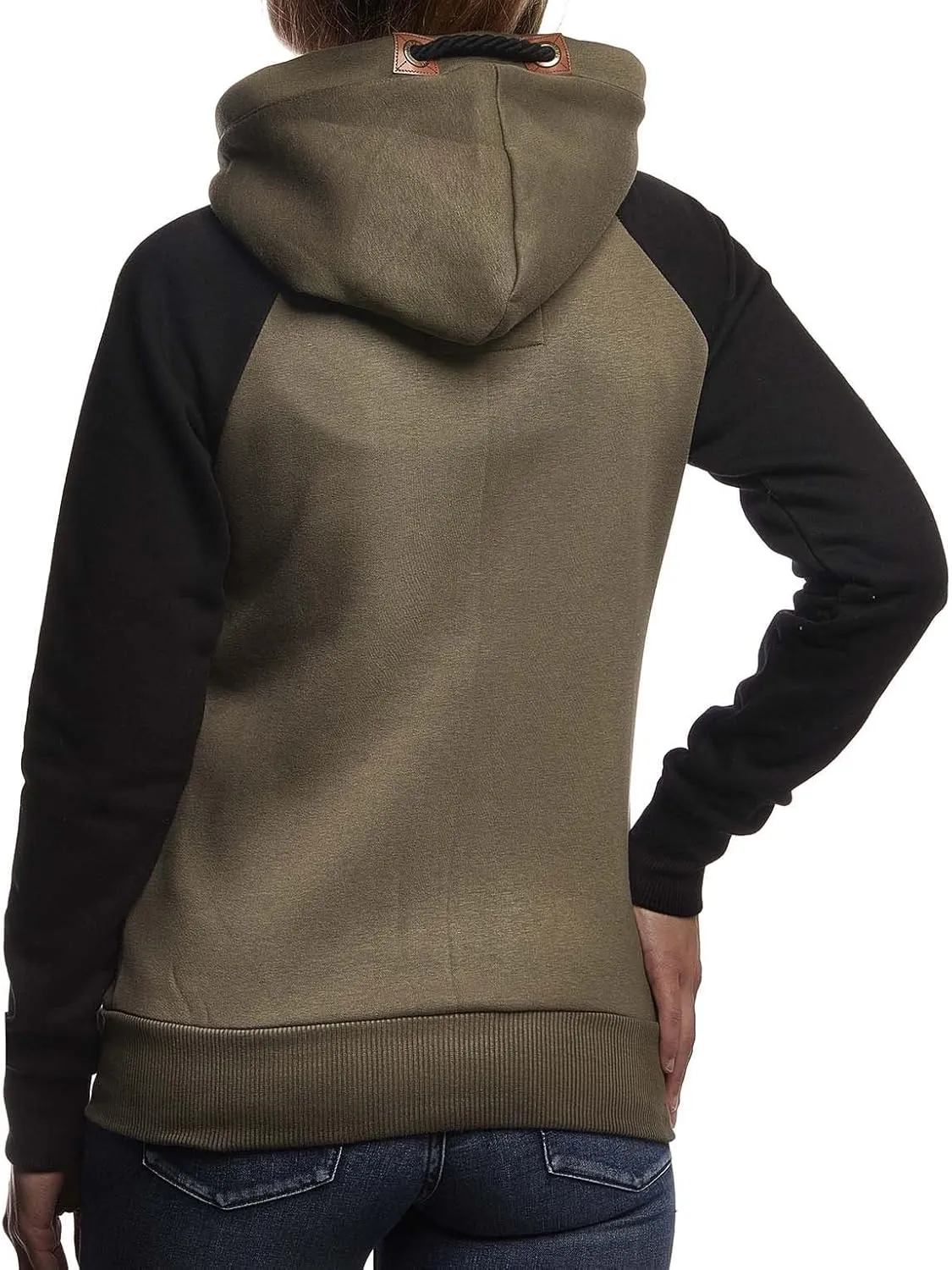 Leif Nelson women's Jacket Hooded Hoodie oversize Full-Zip Sweatshirt Sweater Pullover Longsleeve Long Sleeve Casual LN10255