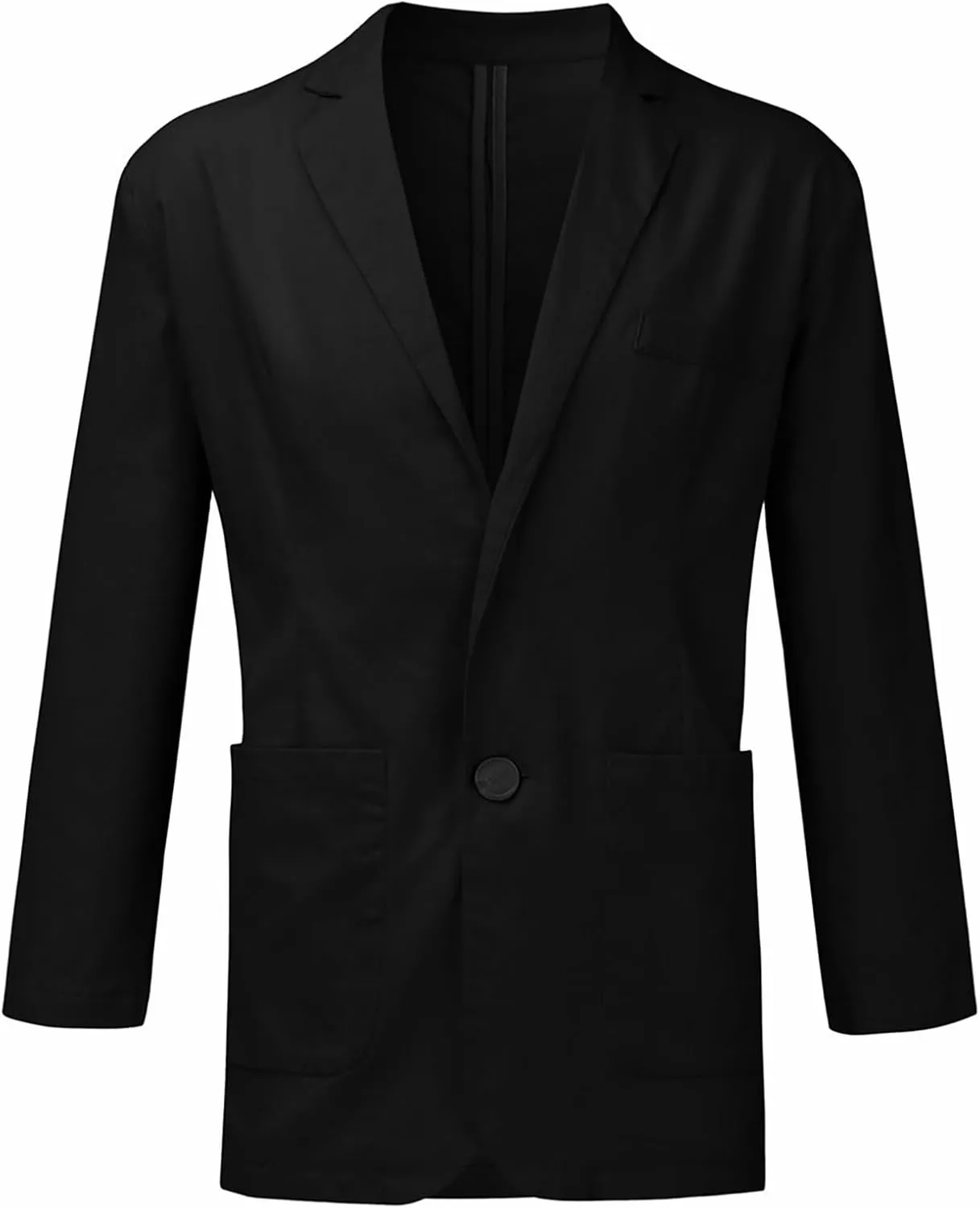 Linen Blazer Men Summer Casual Business Suit Jackets Lightweight Sports Linen Suit Jacket for Men
