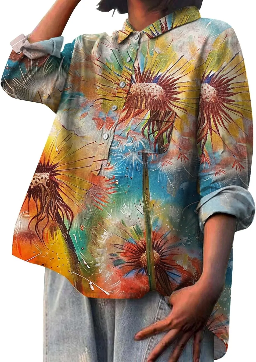 Linen Blouses for Women Dressy Linen Sleeveless Top Men Men's T-Shirts&Tanks Big and Tall