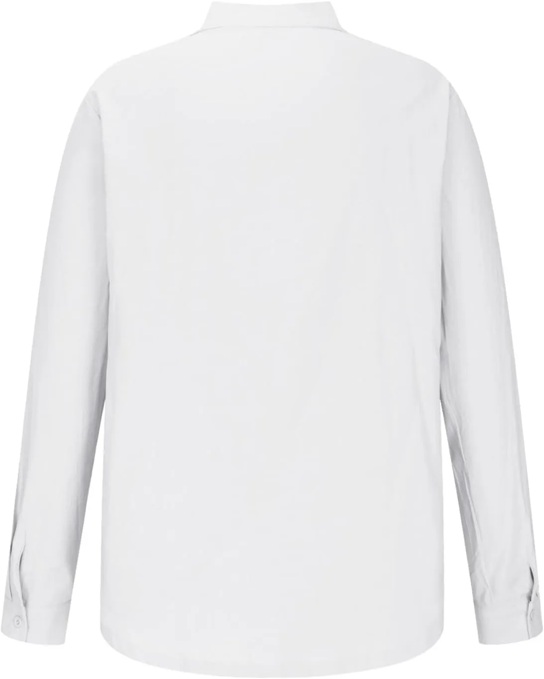 Linen Shirt Beach Men Trendy Cotton Button Down Long Sleeve Tees Shirts Solid Color Hawaiian Summer 2025 Blouses