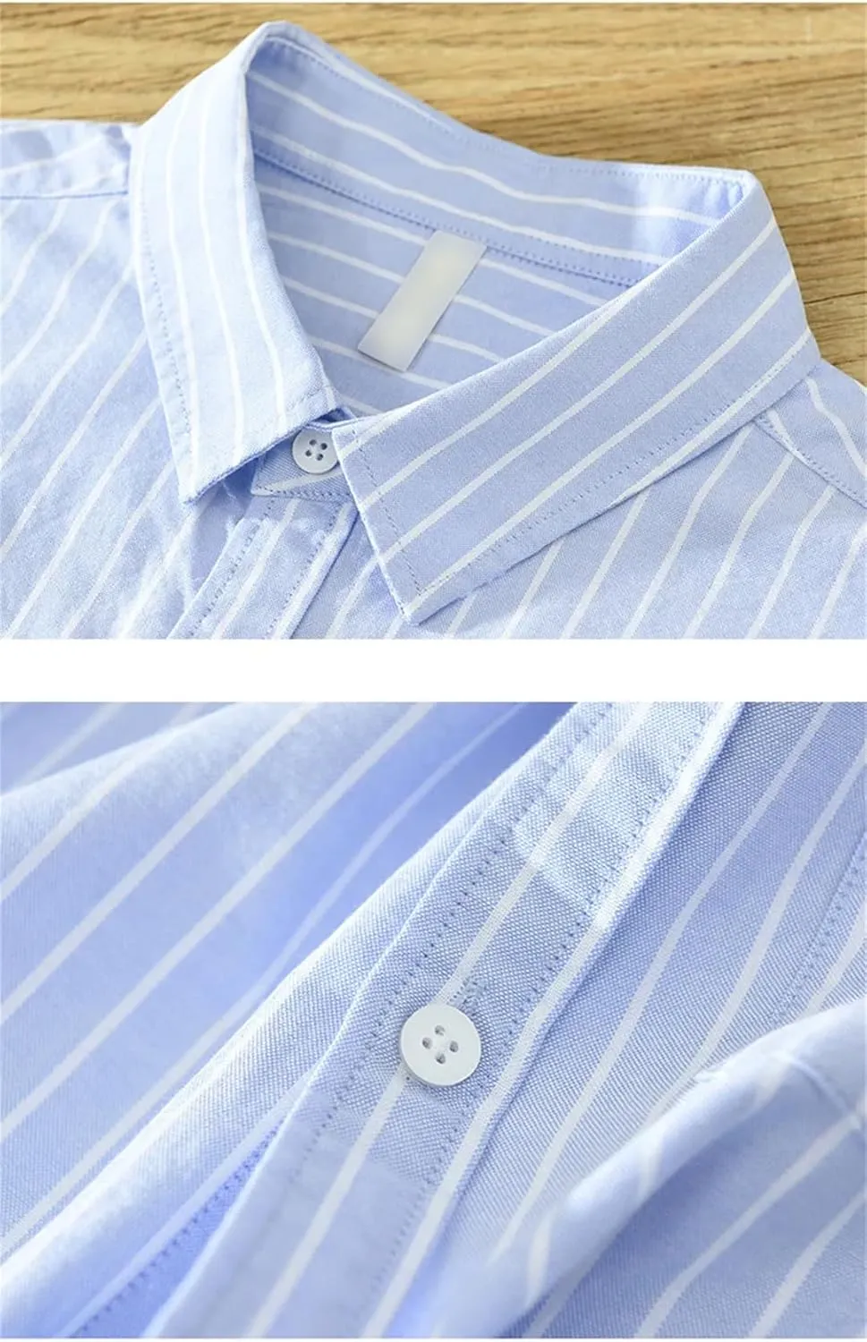 Literary Cotton Striped Versatile Casual Long-Sleeved Shirt Men's Thin Loose Shirt Cotton Thin Jacket