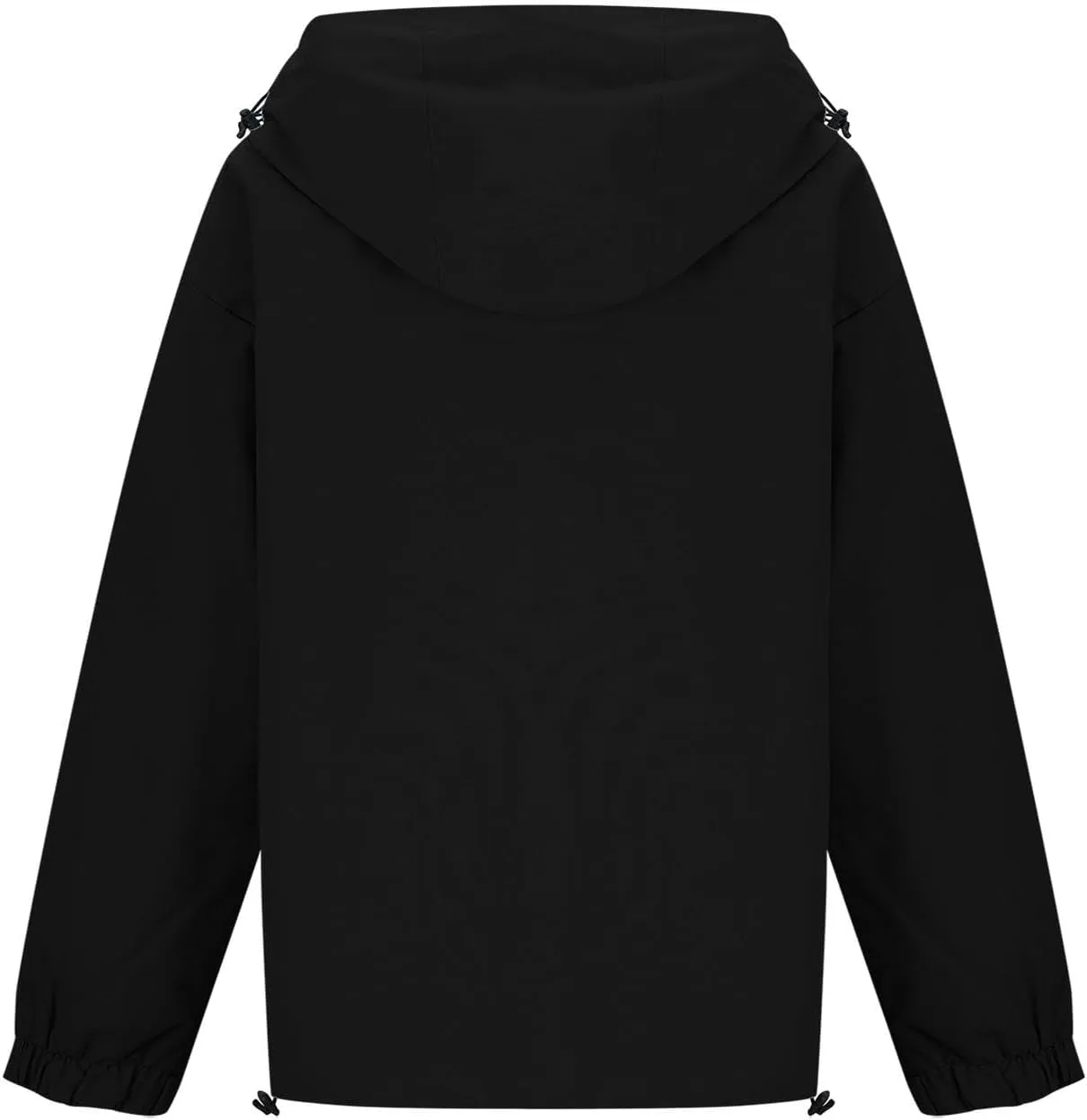 Lmdudan Women Rain Jacket Lightweight Waterproof Coat Hooded Jackets Lightweight Windbreaker Raincoat Outwear with Pockets
