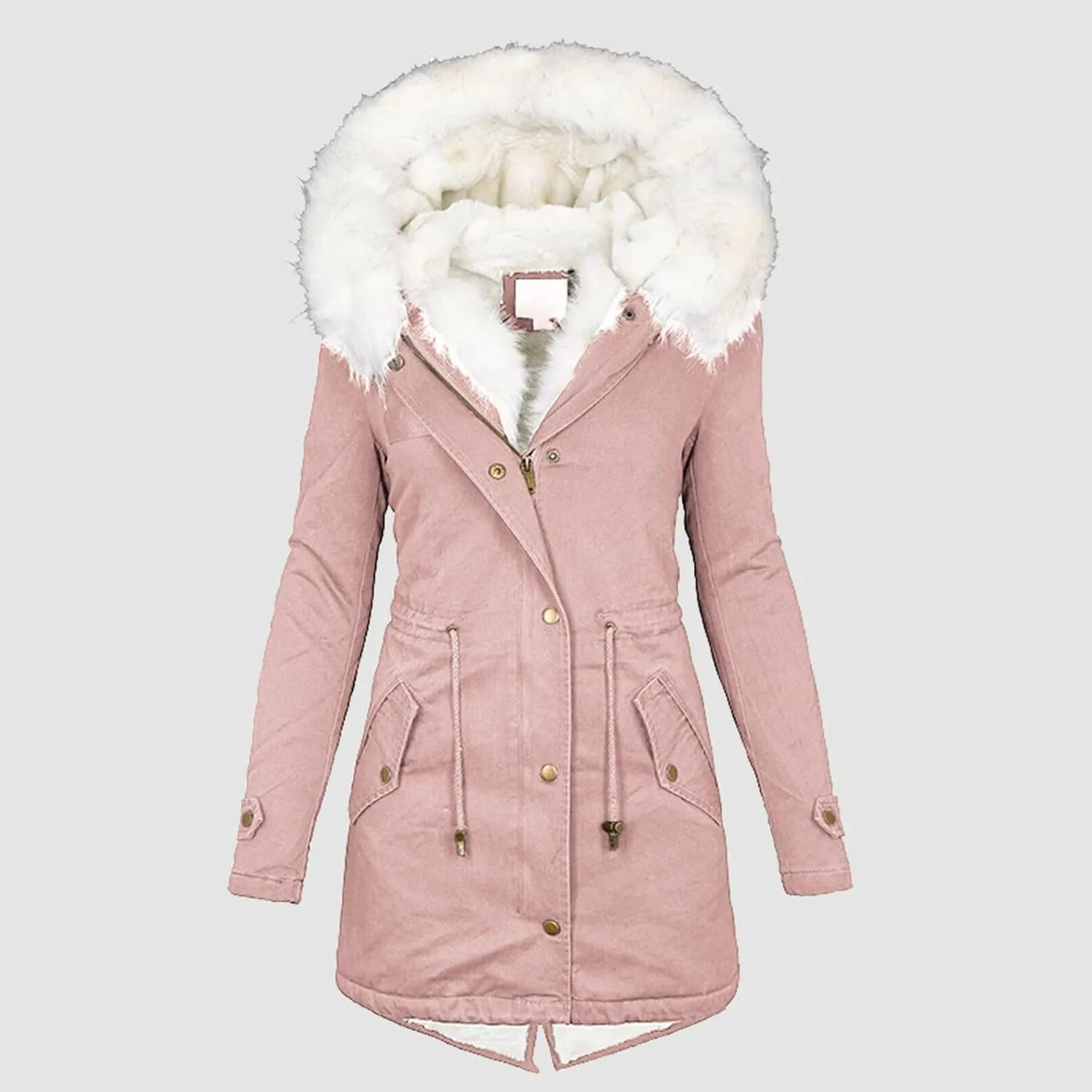 Long Length Quilted Puffer Parka Overcoat Women Slim Thicker Women'S Coat Womens Long-Sleeve Puffer Jacket Womens
