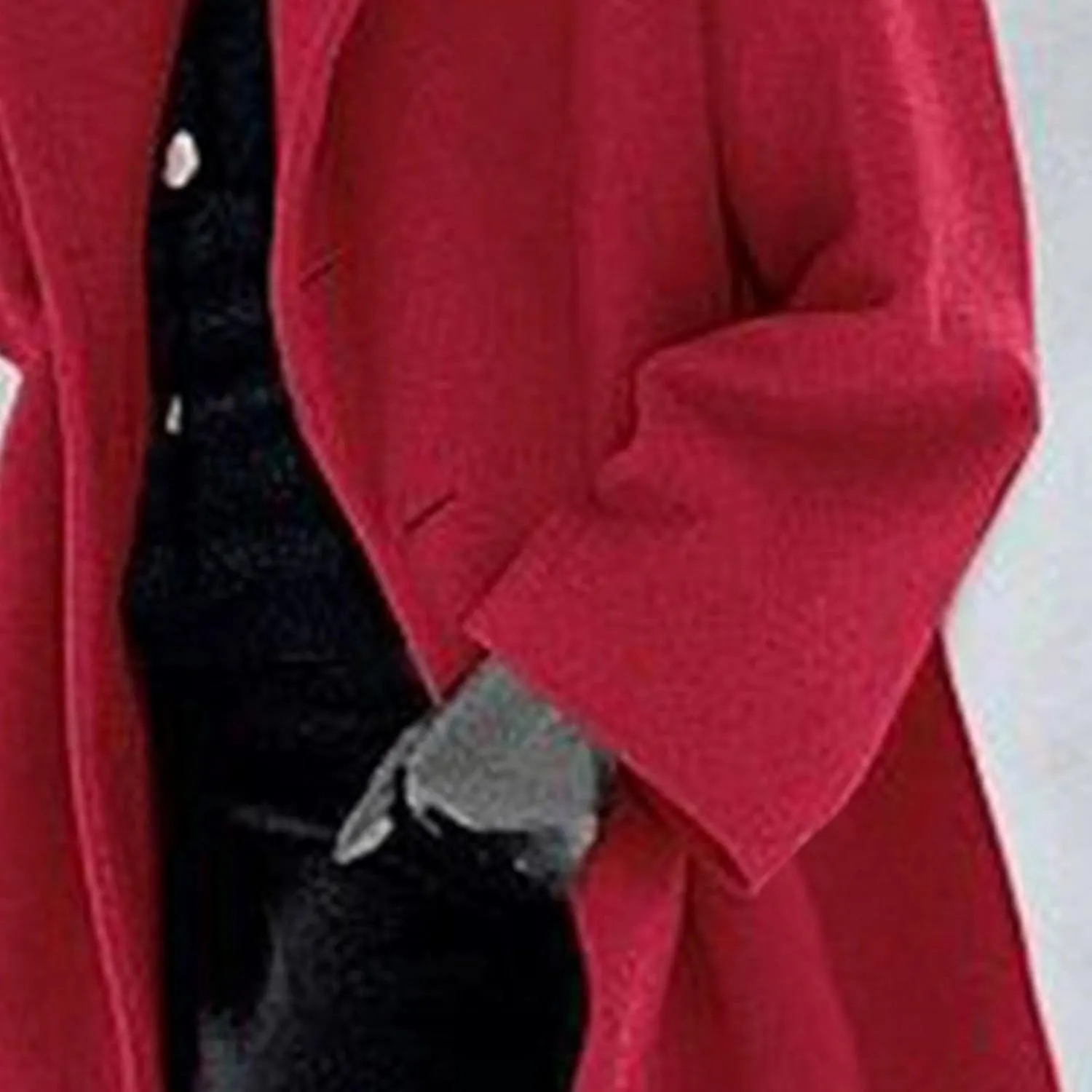 Maiyifu-GJ Womens Wool Blend Coat Single Breasted Trench Jackets with Hood Winter Casual Shawl Collar Overcoat Outerwear