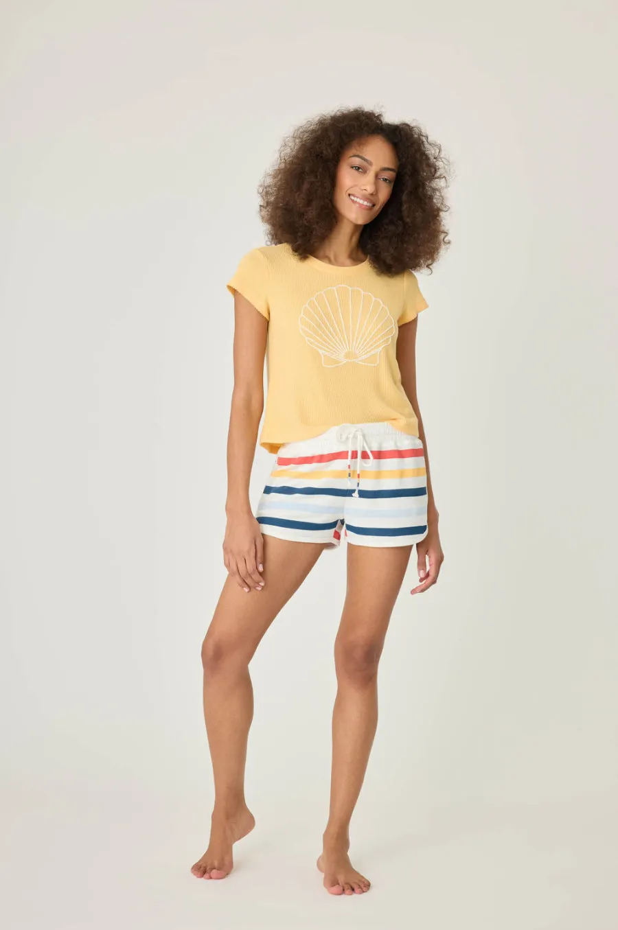 Maritime Lounge Stripe Shorts