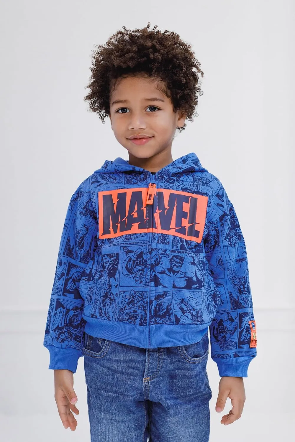 Marvel Avengers Zip Up Hoodie Toddler to Big Kid Sizes (2T - 18-20)