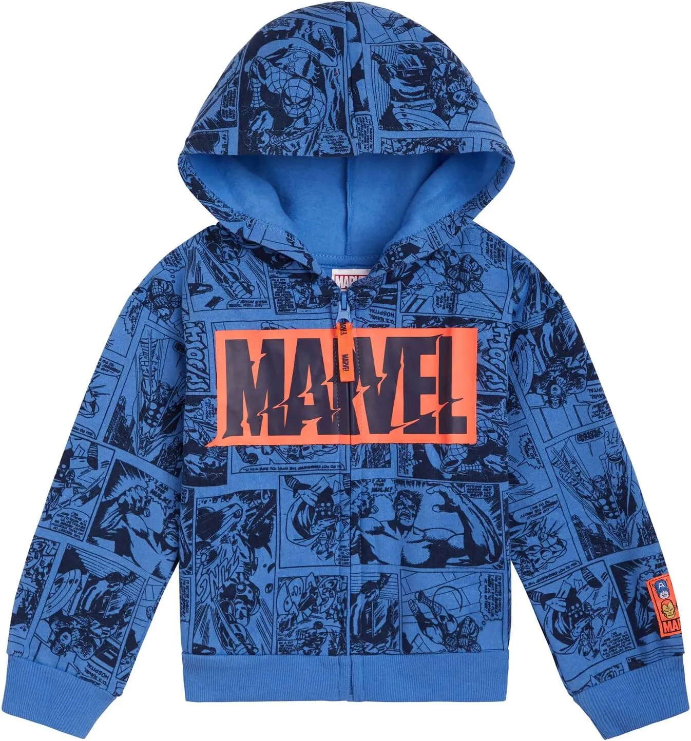 Marvel Avengers Zip Up Hoodie Toddler to Big Kid Sizes (2T - 18-20)