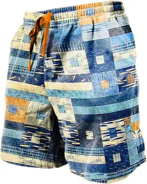 Men Beach Shorts Cotton Drying Sports Surfing Pants 's Men's Pants Jumpsuit Shorts Romper Mens Swim Mens Swimsuit