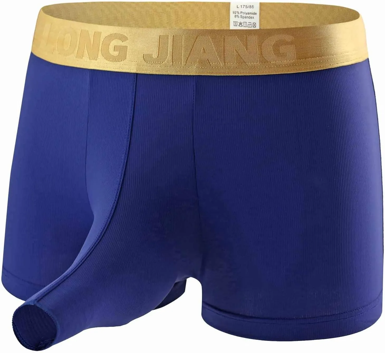 Men Mesh Boxer Briefs Stretchy Elephant Nose Hollow Soft Quick-Dry Pouch Bikini Lightweight Breathable Underwear Trunks