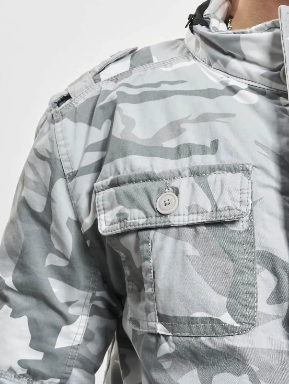Men Sherpa-Lined Military