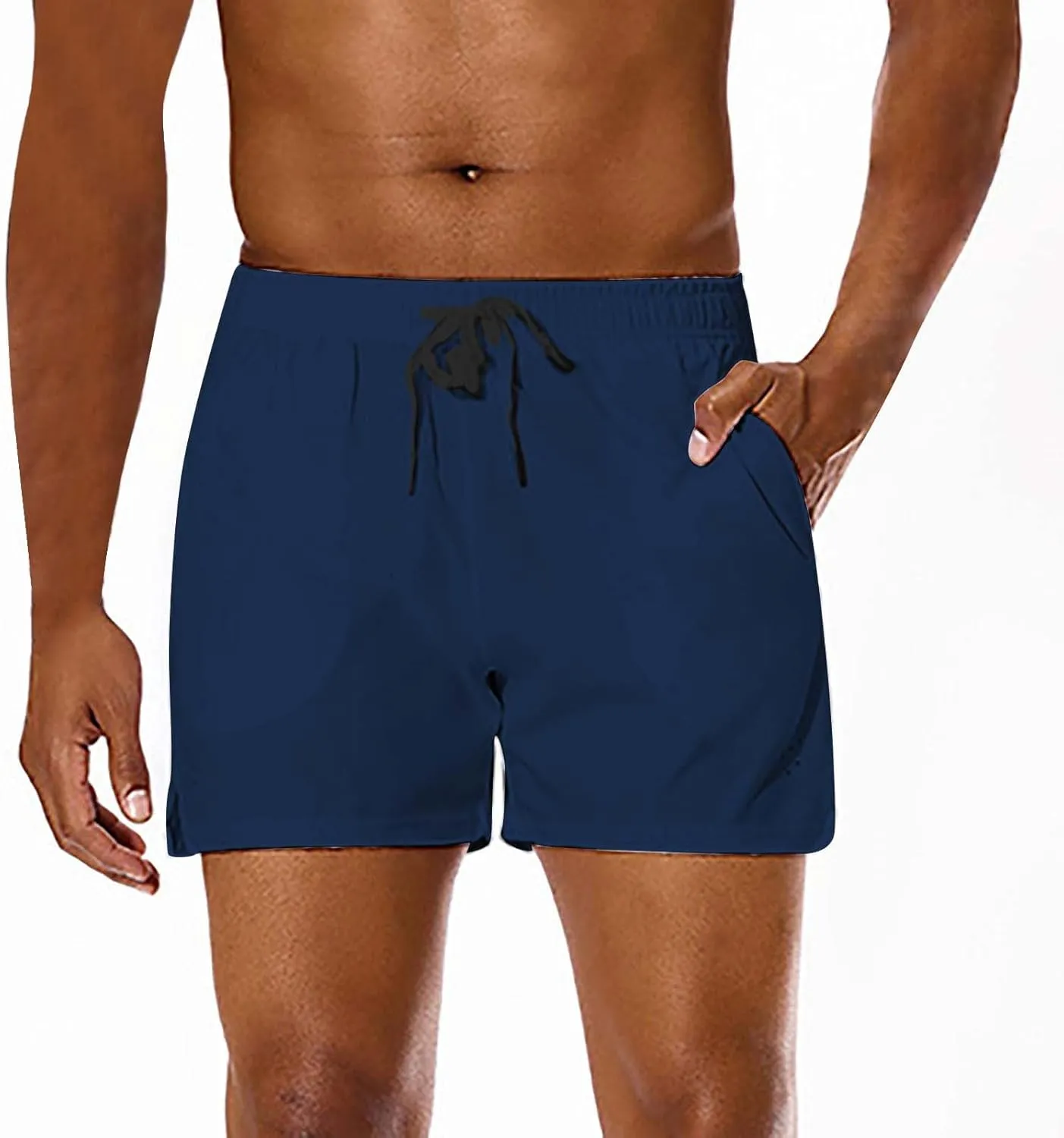 Men Summer Sports Shorts Combat Lightweight Quick Dry Baggy Workout Casual Pants Solid Beach Hiking Breathable Bermuda Pant