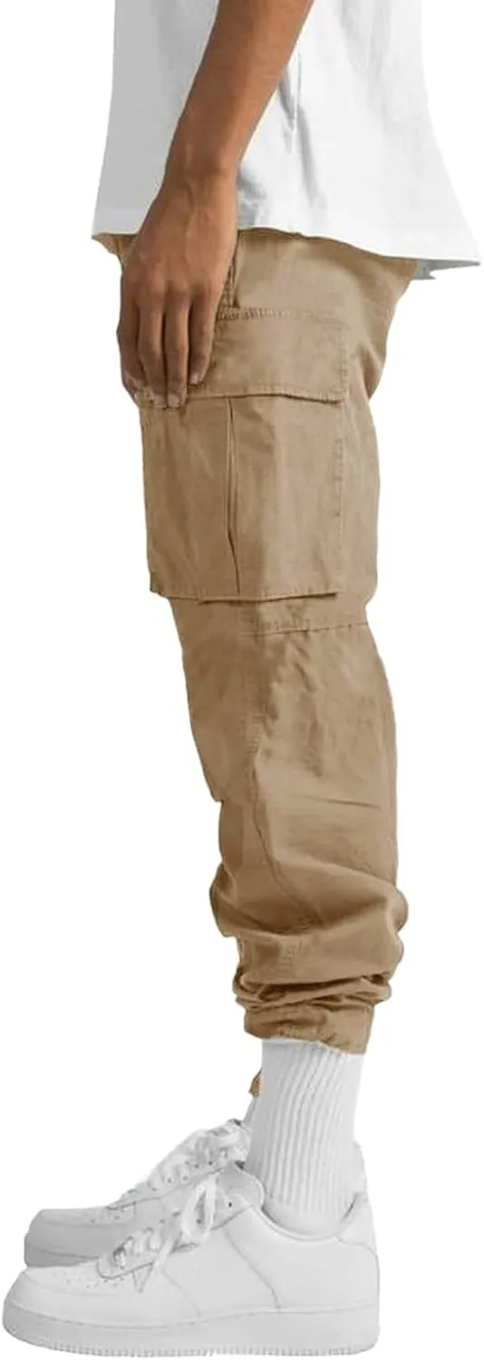 Men Tactical Cargo Pants Outdoor Lightweight Military Combat Trousers Gym Training Workout Joggers Sweatpants Trousers