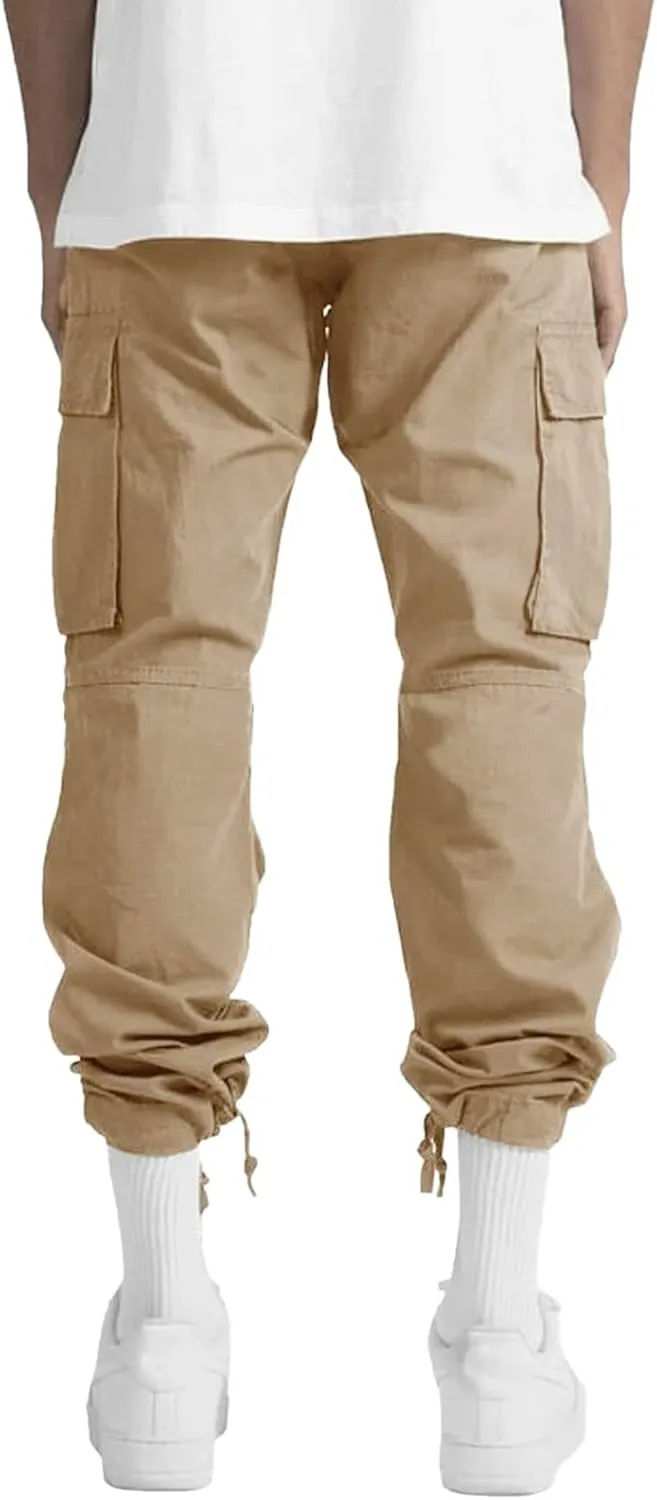 Men Tactical Cargo Pants Outdoor Lightweight Military Combat Trousers Gym Training Workout Joggers Sweatpants Trousers