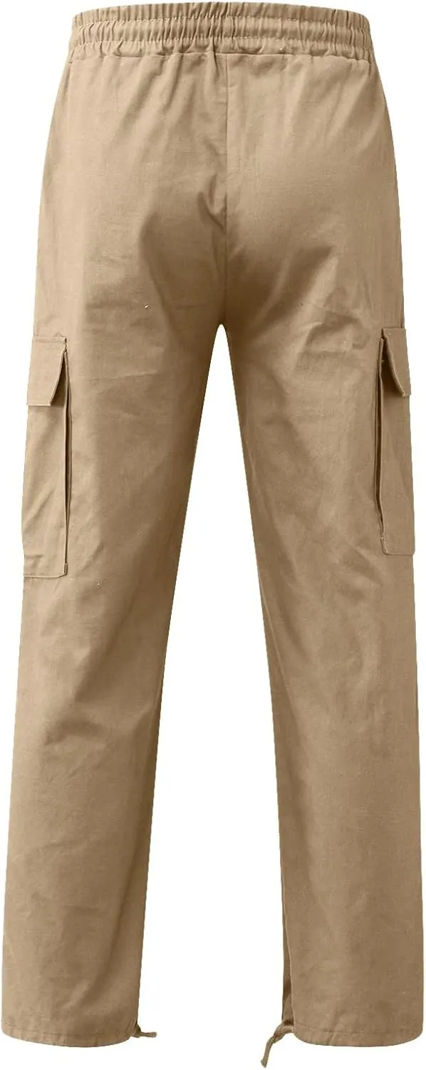 Men Tactical Cargo Pants Outdoor Lightweight Military Combat Trousers Gym Training Workout Joggers Sweatpants Trousers